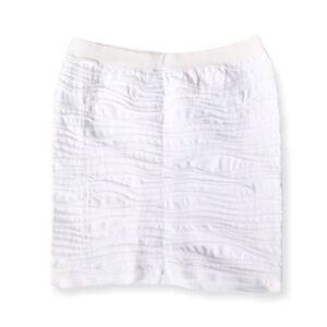 🔃White Bodycon Mini Skirt